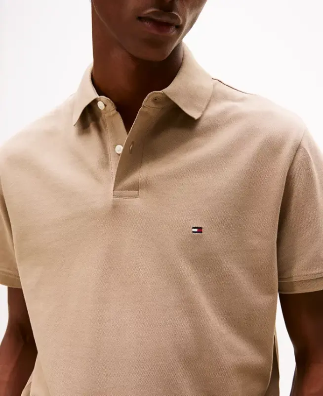 Men's Cotton Classic-Fit 1985 Polo Shirt - Coastal Taupe - 3