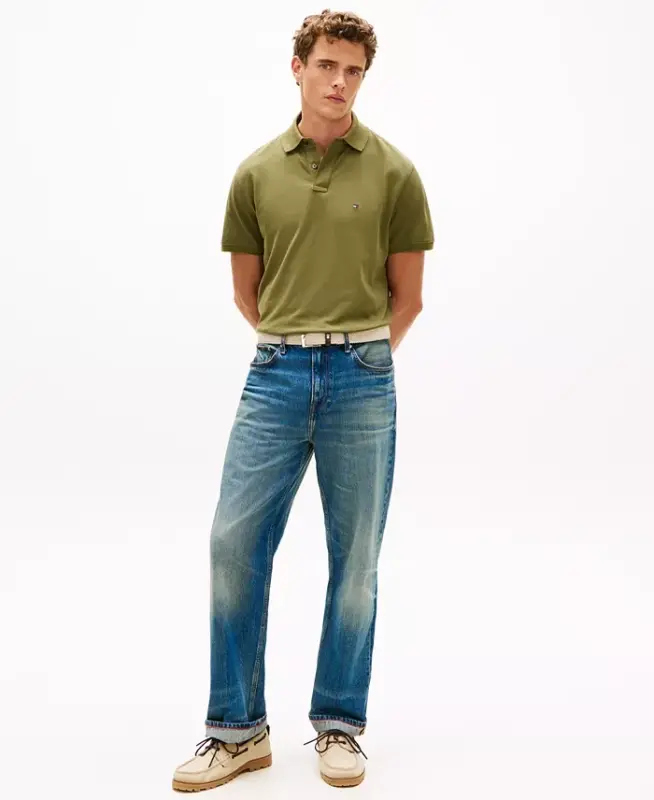 Men's Cotton Classic-Fit 1985 Polo Shirts - Dark Artichoke - 2