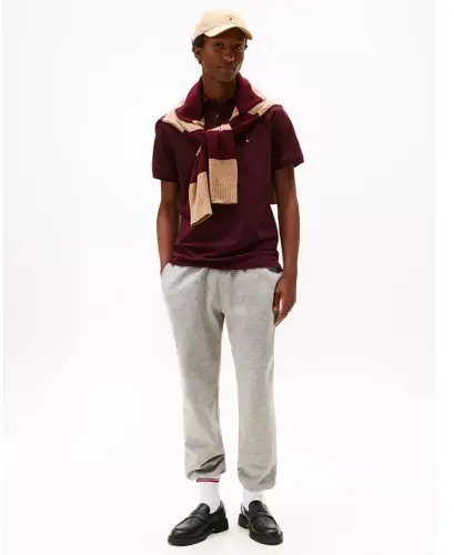 Men's Cotton Classic-Fit 1985 Polo Shirts - Deep Burgundy - TOMMY HILFIGER (1)