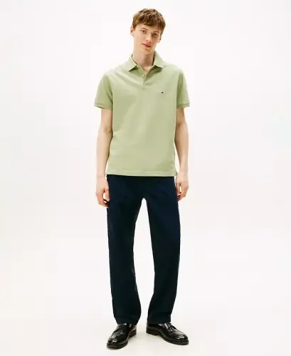 Men's Cotton Classic-Fit 1985 Polo Shirts - Earth Sage - TOMMY HILFIGER (1)