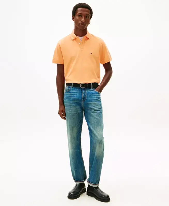 Men's Cotton Classic-Fit 1985 Polo Shirt - Fruity Orange - 2