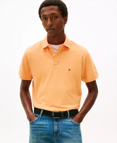 Men's Cotton Classic-Fit 1985 Polo Shirts - Fruity Orange 
