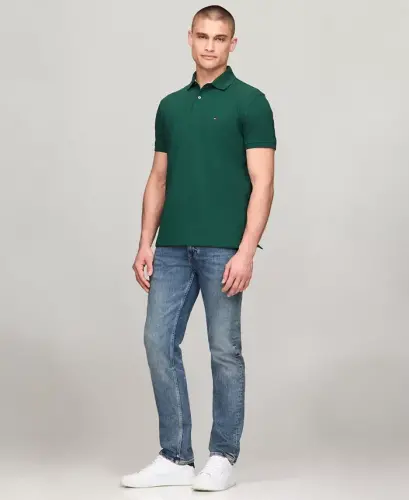 Men's Cotton Classic-Fit 1985 Polo Shirts - Ornamental Green - TOMMY HILFIGER (1)