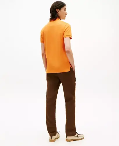 Men's Cotton Classic-Fit 1985 Polo Shirts - Orange Tulip - 4