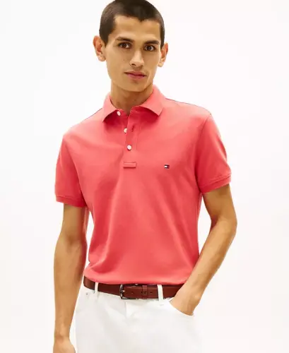 Men's Cotton Classic-Fit 1985 Polo Shirts - Vintage Red 