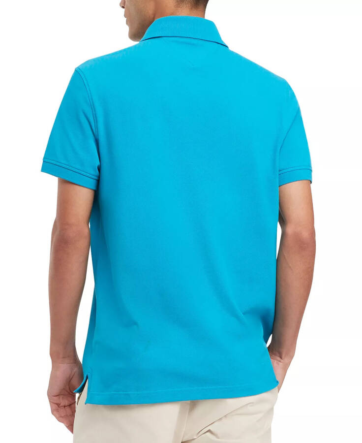 Men's Cotton Classic Fit 1985 Polo Surf Blue - 4