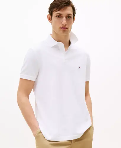 Men's Cotton Classic Fit 1985 Polo-White 