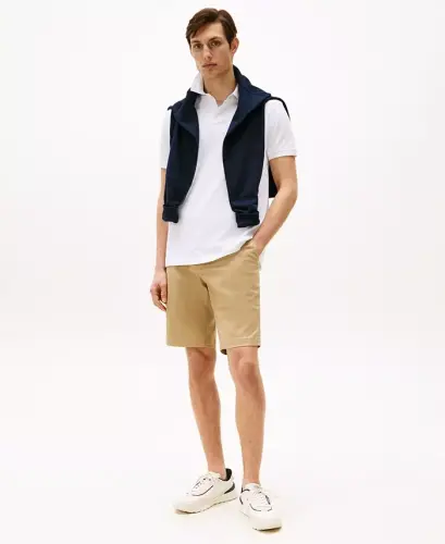 Men's Cotton Classic Fit 1985 Polo-White - TOMMY HILFIGER (1)