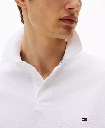 Men's Cotton Classic Fit 1985 Polo-White - 3