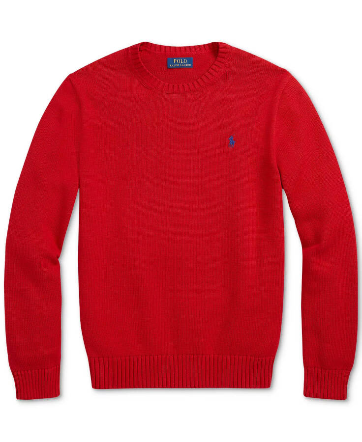 Men's Cotton Crewneck Sweater Rl2000 Red - 5