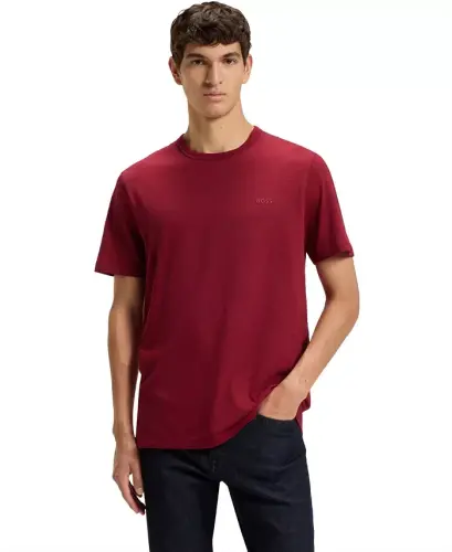 Men's Cotton-Jersey Regular-Fit T-Shirt - Medium Red 