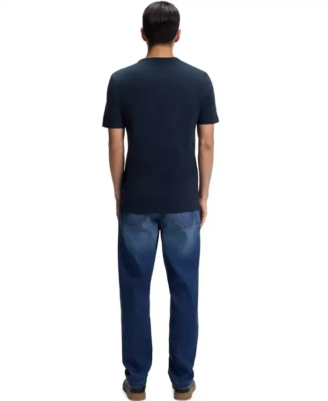 Men's Cotton-Jersey Regular-Fit T-Shirt - Open Blue - 3