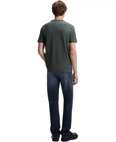 Men's Cotton-Jersey Regular-Fit T-Shirt - Open Green - HUGO BOSS (1)