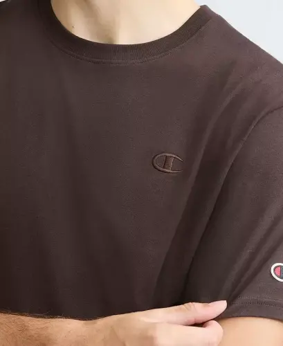 Men's Cotton Jersey T-Shirt - Black Coffee - 2