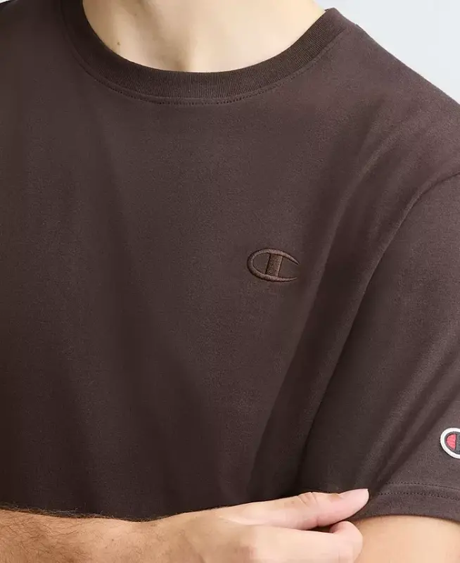 Men's Cotton Jersey T-Shirt - Black Coffee - 2