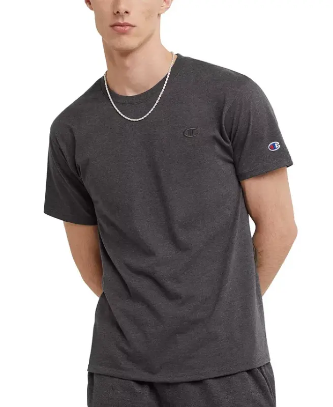 Men's Cotton Jersey T-Shirt - Granite Heather - CHAMPION