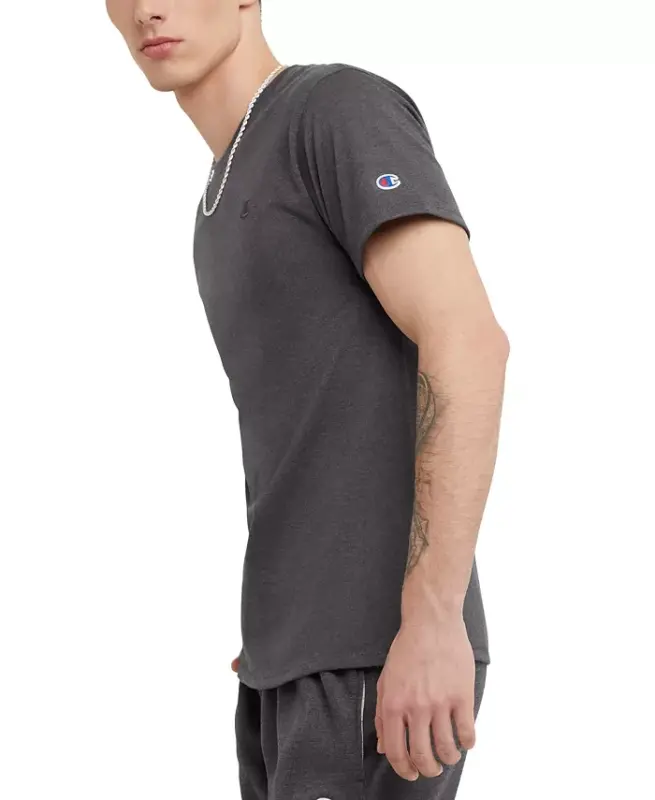Men's Cotton Jersey T-Shirt - Granite Heather - 2