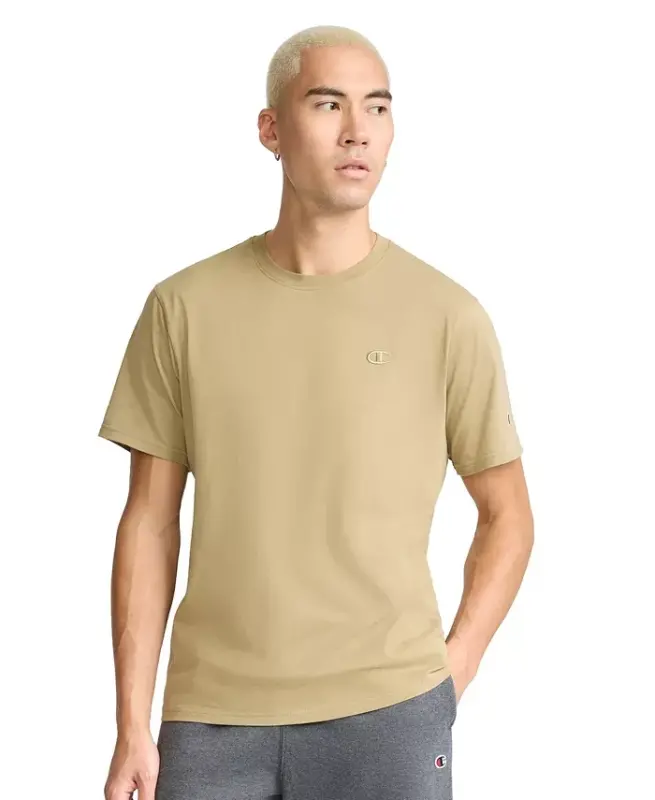 Men's Cotton Jersey T-Shirt-Navy - 4