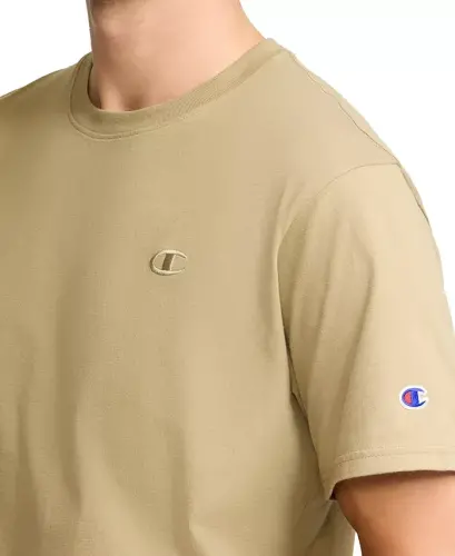 Men's Cotton Jersey T-Shirt-Navy - 5