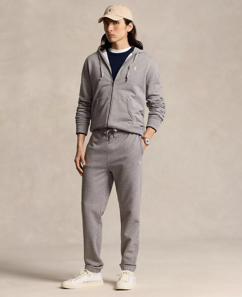 Men's Cotton Loopback Terry Full-Zip Hoodie Grey Htr - 4