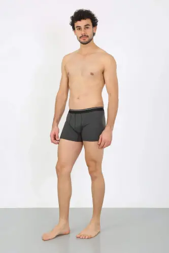 Men's Cotton Lycra Anthracite 40133 - 1