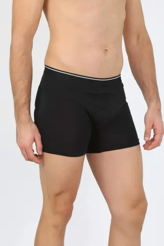 Men's Cotton Lycra Black 40133 - 3