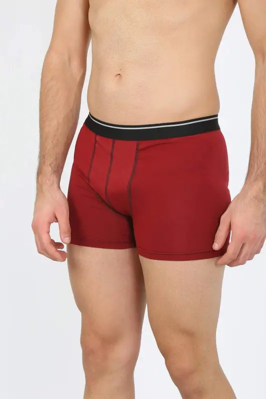Men's Cotton Lycra Bordeaux 40133 - 1