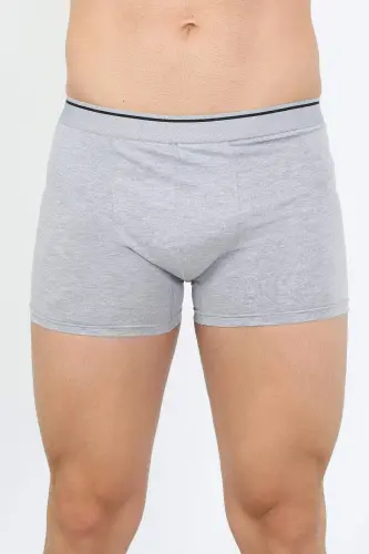 Men's Cotton Lycra Boxer Gray 40133 - 1