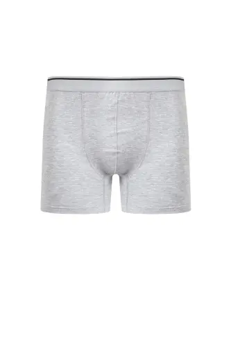 Men's Cotton Lycra Boxer Gray 40133 - BÜYÜKBEDENIZ (1)