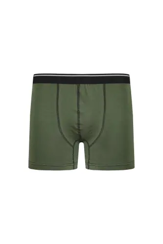 Men's Cotton Lycra Boxer Khaki 40133 - BÜYÜKBEDENIZ (1)