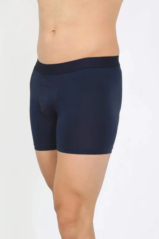 Men's Cotton Lycra Navy 40133 - 2
