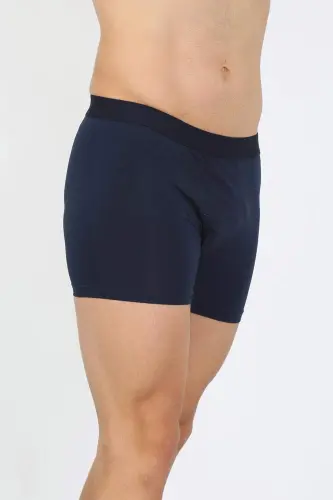 Men's Cotton Lycra Navy 40133 - 3