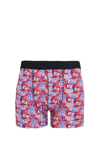 Men's Cotton Lycra Patterned Boxer 40113 - 1