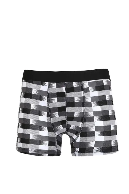 Men's Cotton Lycra Patterned Boxer 40120 - 1