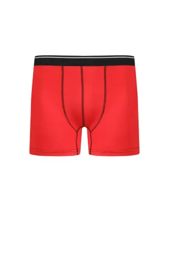 Men's Cotton Lycra Red 40133 - 3