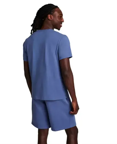 Men's Cotton Short-Sleeve T-Shirt - Coastal Blue - 4
