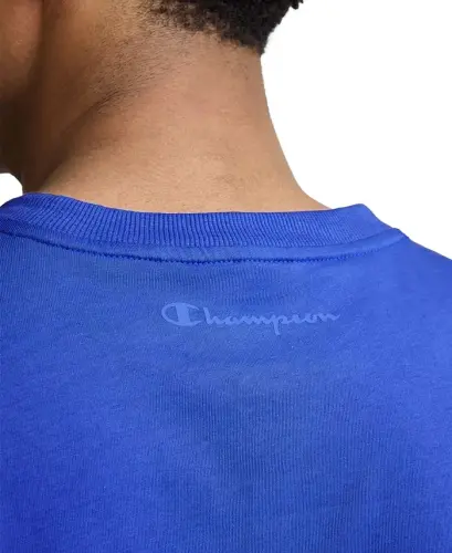 Men's Cotton Solid T-Shirt - Dazzling Blue - 4