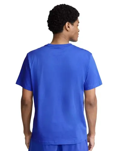 Men's Cotton Solid T-Shirt - Dazzling Blue - 5
