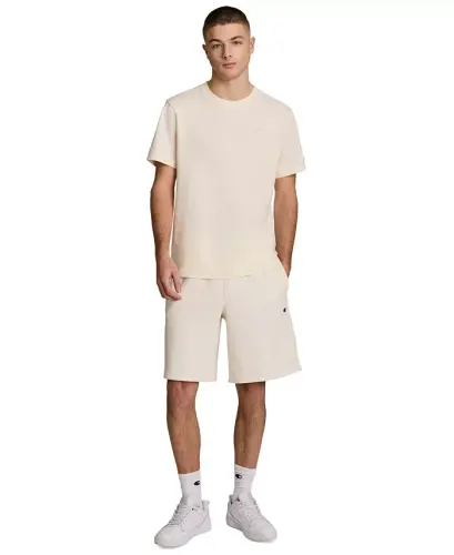 Men's Cotton Solid T-Shirt - Unbleached Cotton - CHAMPION (1)