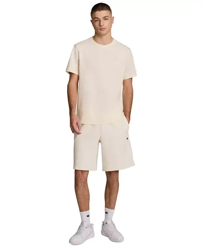 Men's Cotton Solid T-Shirt - Unbleached Cotton - 2