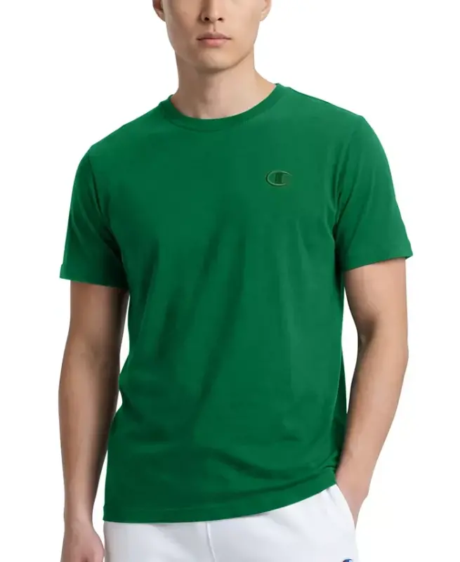 Men's Cotton Solid T-Shirt - Verdant Green - 1