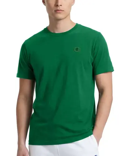 Men's Cotton Solid T-Shirt - Verdant Green 
