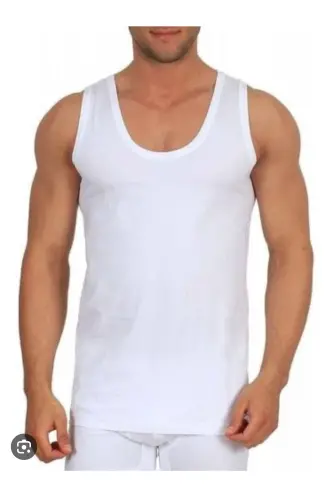 Men's Cotton Undershirt 1 Piece - TUTKU (1)
