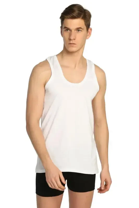 Men's Cotton Undershirt 6-Pack - TUTKU
