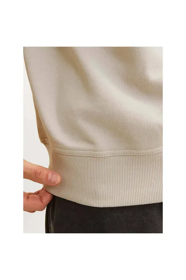 Men's Cream T-Shirt (12255219-MOM) - 6