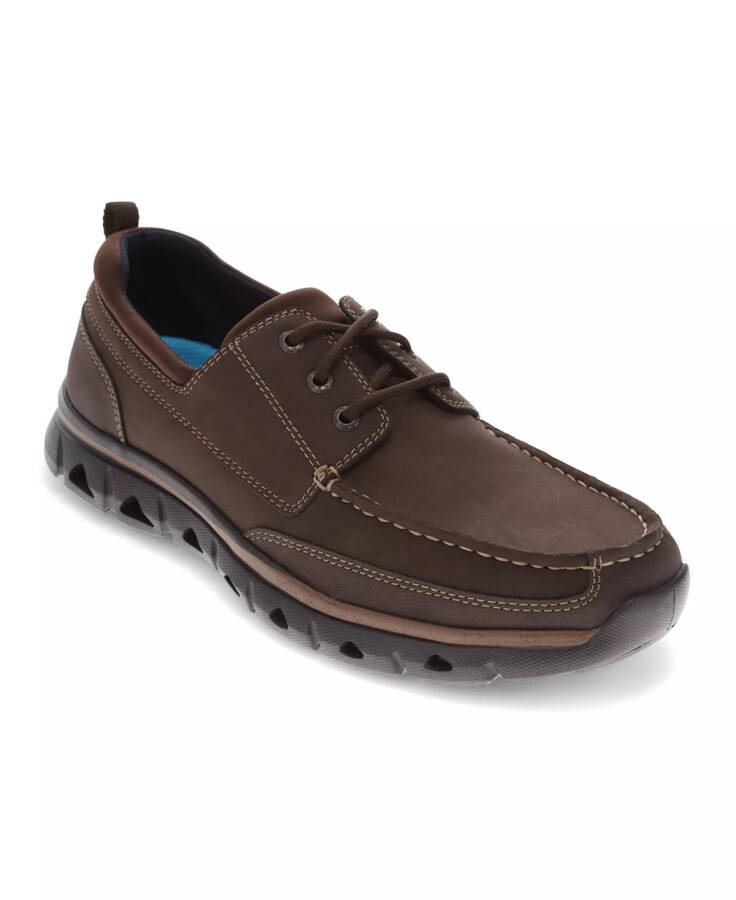 Men's Creston Comfort Boat Shoes Dark Brown - 1