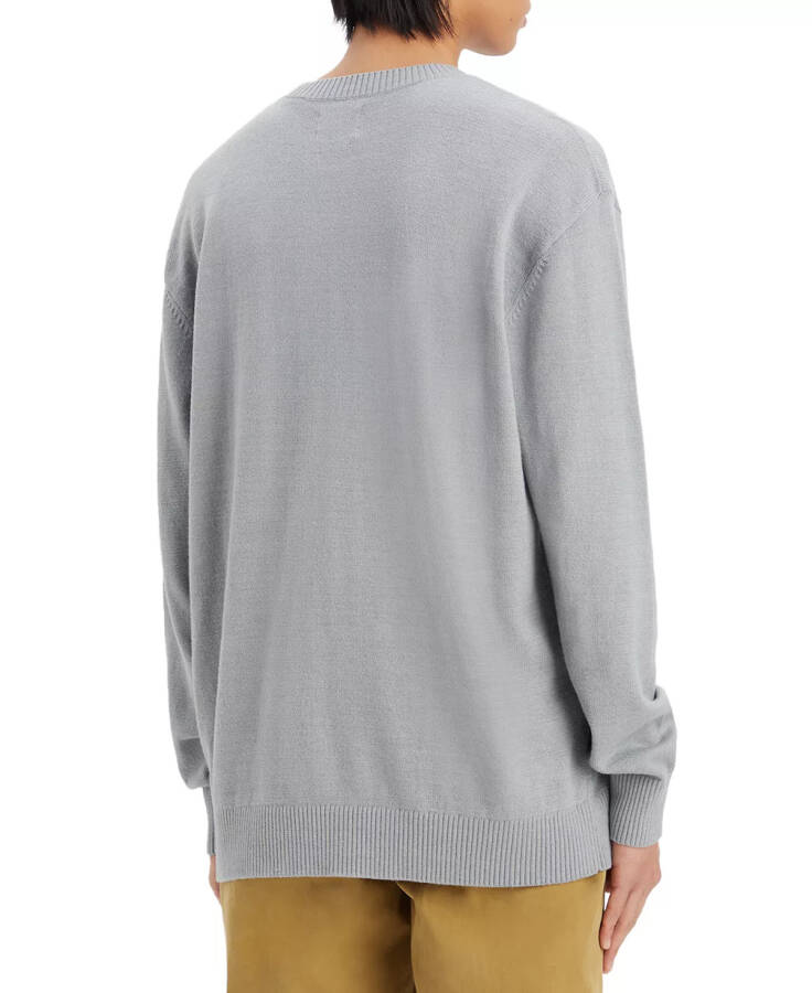 Men's Crewneck Sweater Grey - 2