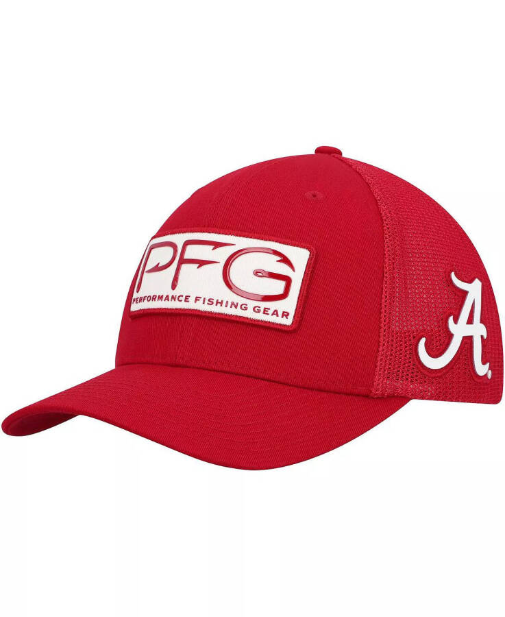 Men's Crimson Alabama Crimson Tide PFG Hooks Flex Hat Crimson - 2