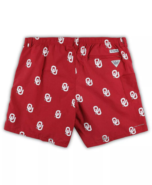 Men's Crimson Oklahoma Sooners Big and Tall Backcast II Allover Print Omni-Shade Shorts Crimson - 2