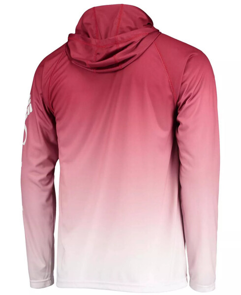 Men's Crimson Oklahoma Sooners Terminal Tackle Omni-Shade UPF 50 Long Sleeve Hooded T-shirt Crimson - 4